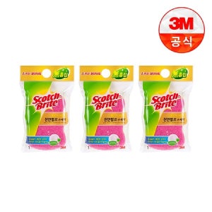 [3M]제로스크래치 펄프수세미 1입(흠집방지용) 3개세트