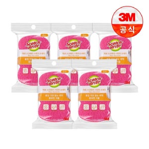 [3M]제로스크래치 스폰지수세미 2입(흠집방지용) 5개세트
