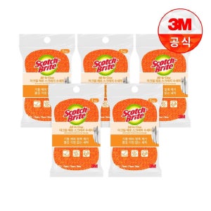 [3M]제로스크래치 올인원 아크릴수세미 1입(흠집방지용) 5개세트