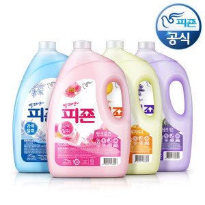 피죤 섬유유연제 피죤 3100ml x4개(핑크/옐로/블루/바이올렛)