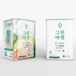 그린마켓 식용유 대두유 18L 직배송