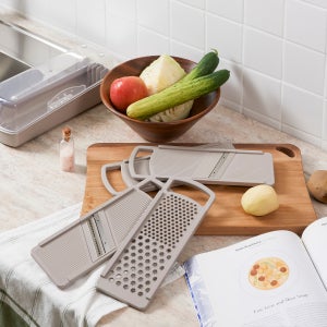 [자주] 보관까지 편리한 채칼 4종 세트 - 실버 (J71N9020997)