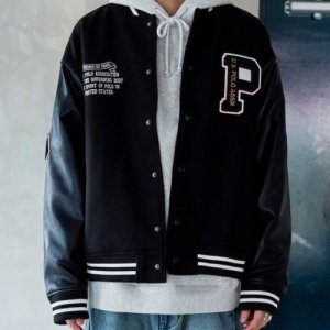 [유에스폴로에센] 유에스폴로 U.S. POLO ASSN X PUBLUX 별주 원포인트 로고 스타자켓 바시티