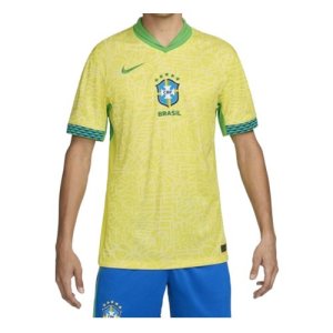 [나이키] NIKE 브라질 2024 스타디움 홈 맨즈 드라이핏 축구 레플리카 유니폼