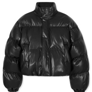 [그레이블러밧] 케이피피 레더 숏패딩 GJDJP14(BLACK) GJDJP14BK