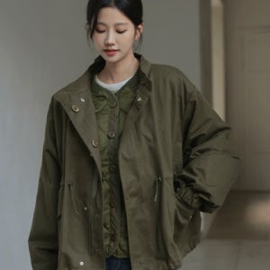 [made]테일즈 스트링 숏 야상점퍼