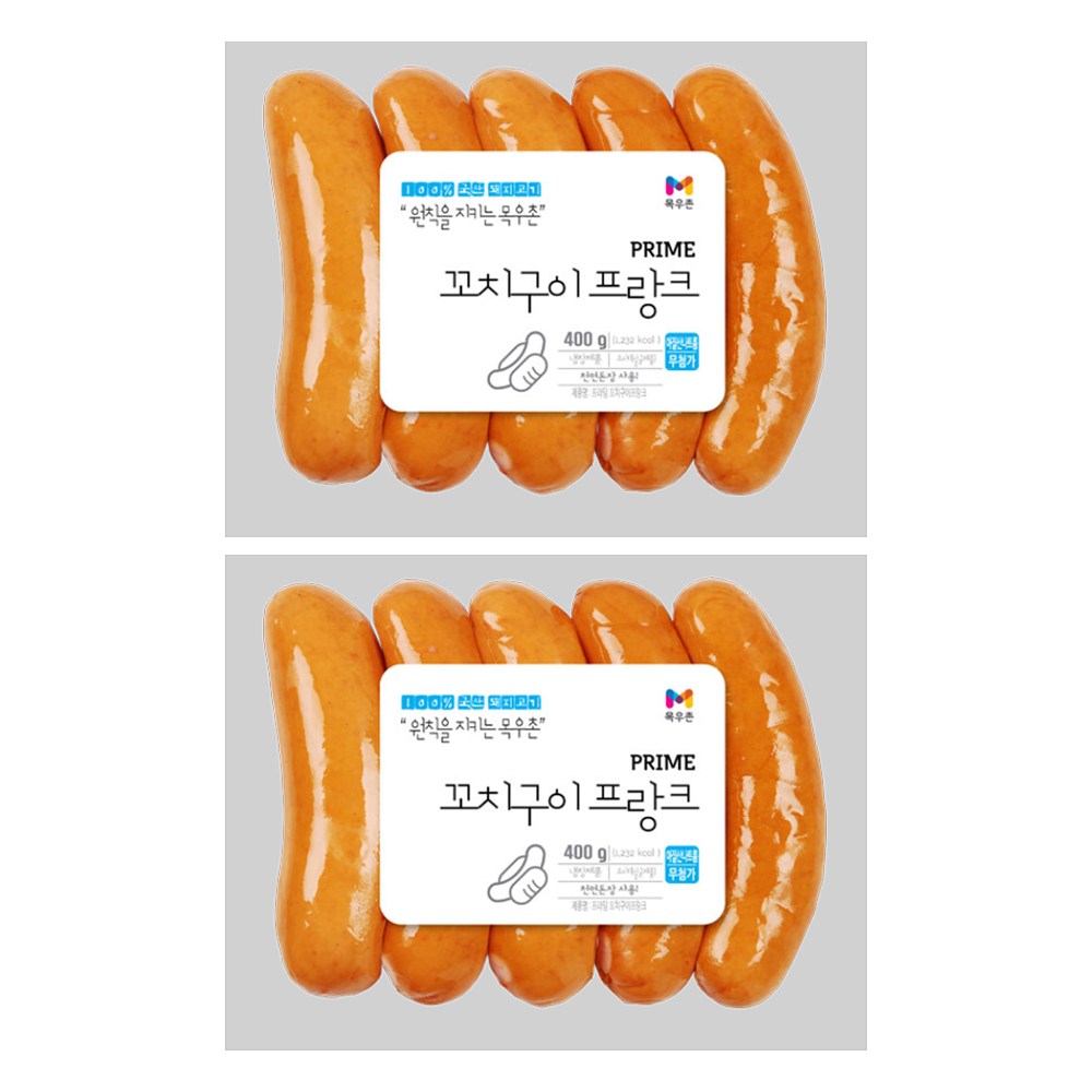 Moguchon Jubu 9-dan Skewered Frankfurters 400g, 2pcs