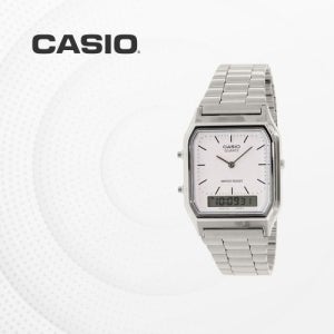 카시오 남자 여자 손목시계 아날로그 빈티지 사각 전자시계 커플아이템 AQ-230A-7D
