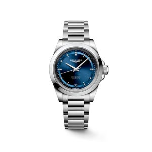 [롯데백화점] 론진 콘퀘스트 블루 다이얼 다이아 34MM L3.430.4.97.6 LE1217567764