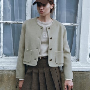[드파운드] wool crop jacket - mint EP8JXX00514