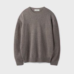 [유니온블루] CASHMERE WOOL CREWNECK KNIT [COFFEE BROWN] UNION-KN01CFBR