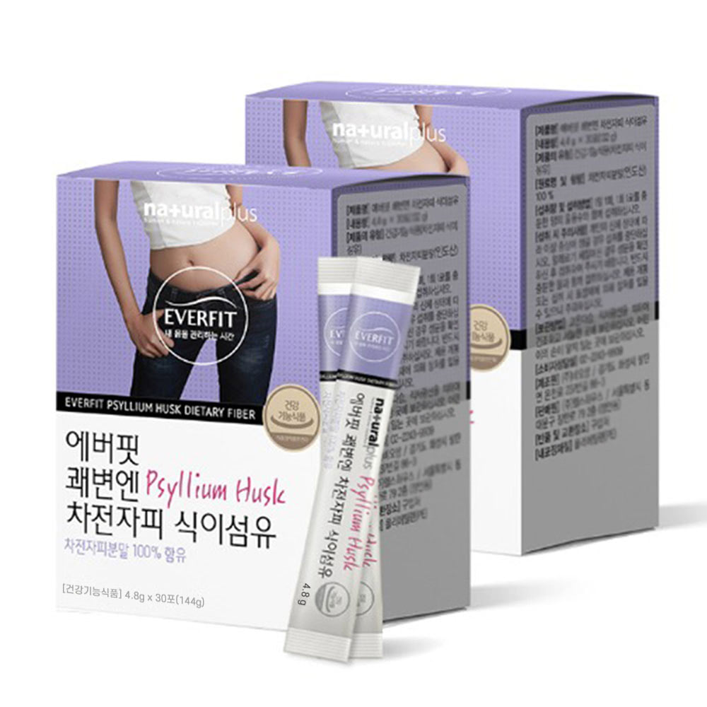 노인<b>변비</b>해결 장운동상승 차전자피식이섬유30포 x2Box  144g
