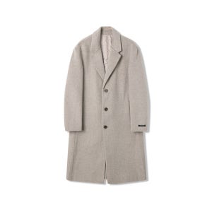 [애드호크] (ADHOC) 남성 싱글 쓰리 버튼 핸드메이드 코트 M-BEIGE HAAHC1A