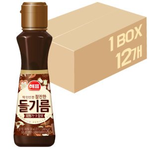 사조해표 해표 참진한 들기름 320ml x 12개