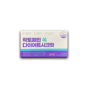 <b>씨제이이엔엠</b> 락토페린 쏙 다이어트 시크릿 800mg x 14정 -레놈