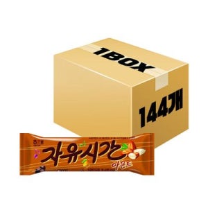 해태제과 자유시간 아몬드 36g x 144개 x 1박스