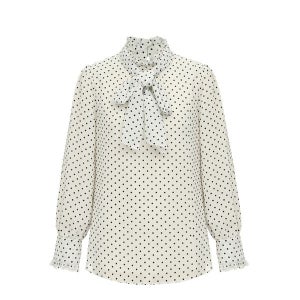 [미니멈] 도트 스카프 블라우스 MYDGWB9850