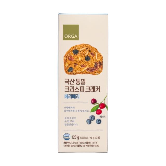 올가홀푸드 통밀 크리스피 크래커 베리