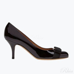 페라가모 바라 보우 여성 펌프스 펌프스힐 발볼C CARLA 70 7CM NERO 0574563 10976997A55826D2EFD10358E23511DE