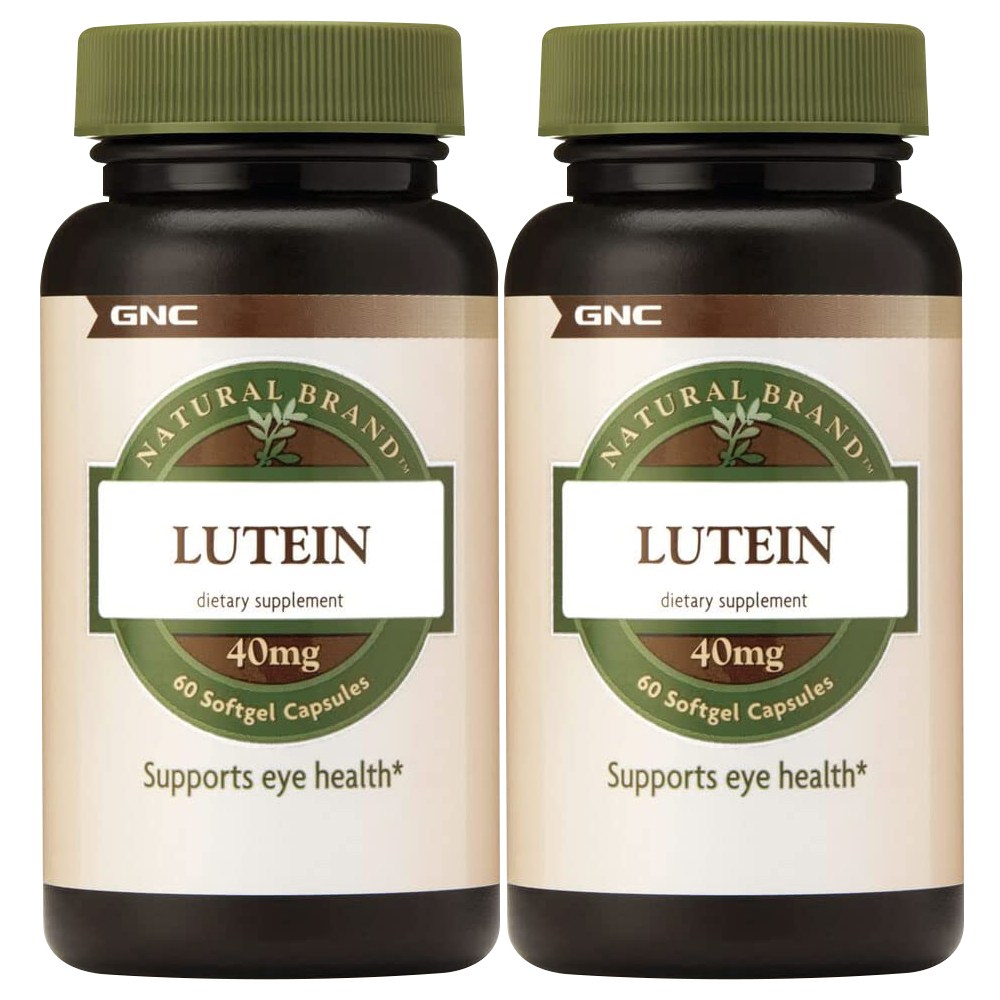 GNC 루테인 40MG + 지아잔틴 Lutein + <b>Zeaxanthin</b> 60정 2병  2개