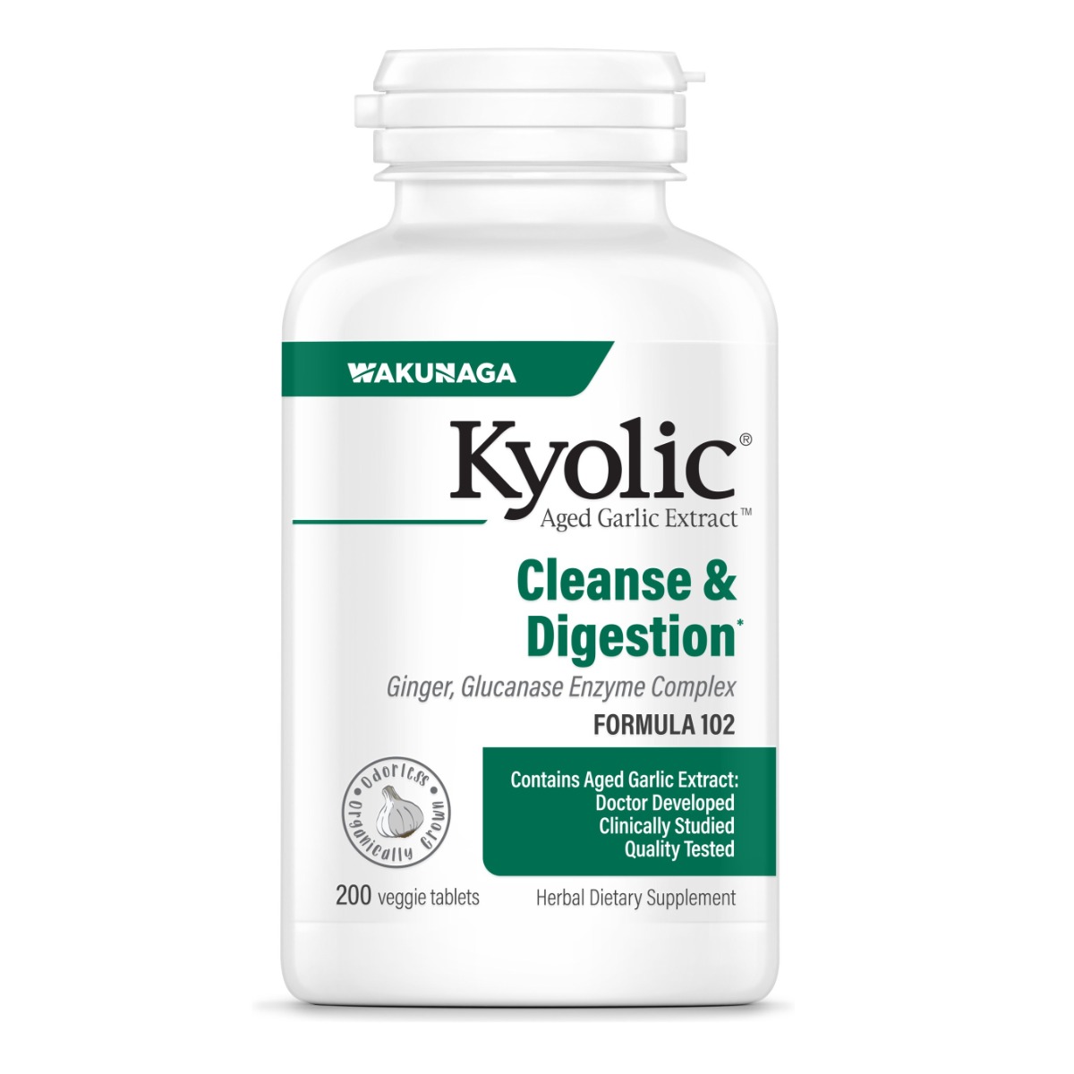 쿄릭 숙성마늘 추출물 포뮬러 <b>칸디다 클렌즈</b> &amp; 다이제스천  200정  1개