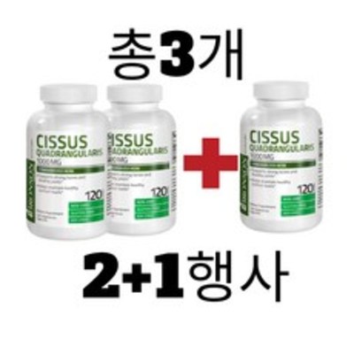 Bronson <b>브론슨</b> 시서스 추출물 1000mg 120캡슐  120정  3개