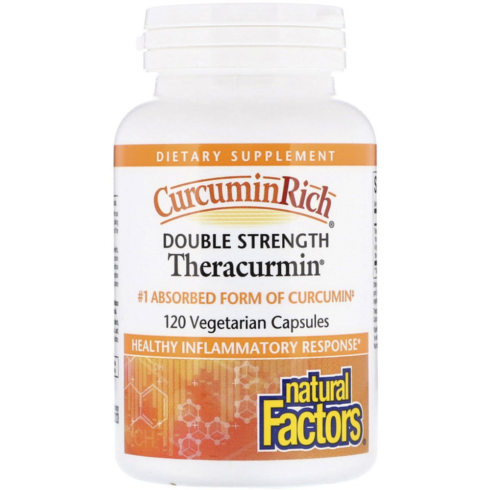 네추럴팩터스 커큐민 리치 <b>더블 스트렝스</b> 테라쿠민 베지테리안 캡슐  120정  1개