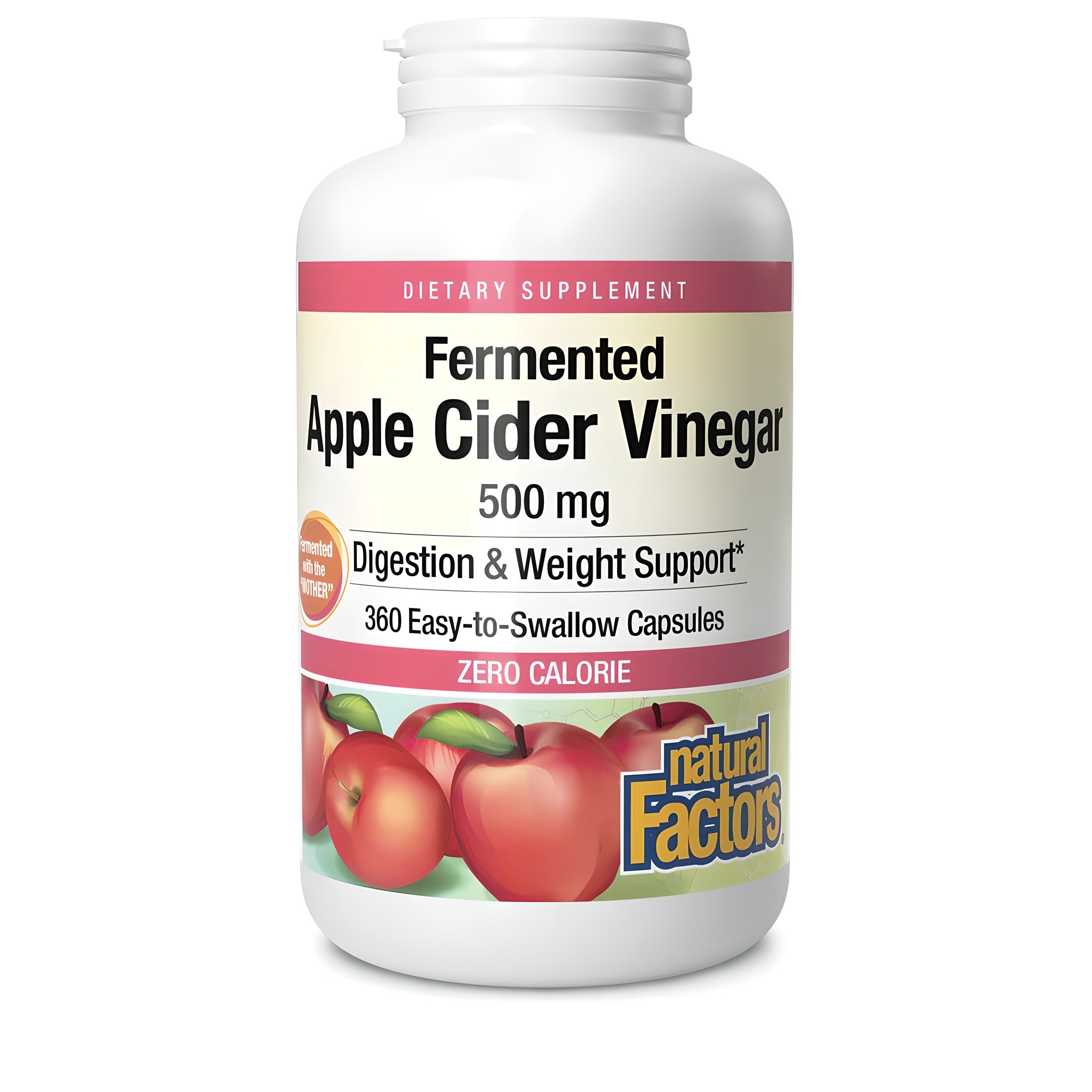 네추럴팩터스 <b>애플 사이다 비니거 500mg</b> 캡슐  360정  1개