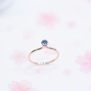 14k.실버) 1부 블루다이아몬드반지, 12months