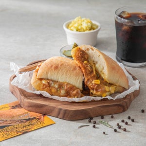 바베큐풀드포크 수제냉동 치아바타 파니니 4개, 그릴몬스터