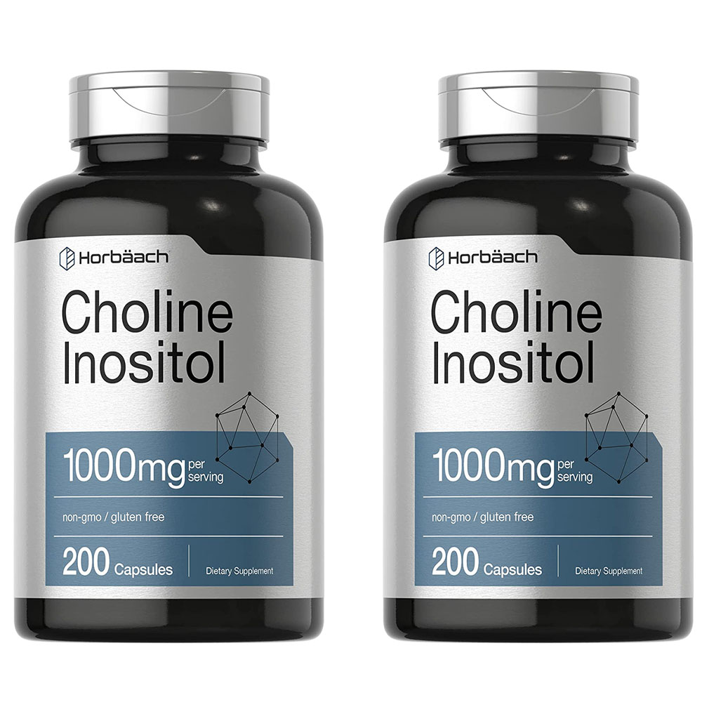 Horbaach Choline Inositol 호르바흐 콜린 이노시톨 1000mg 200캡슐 2팩  2개  200정  200정