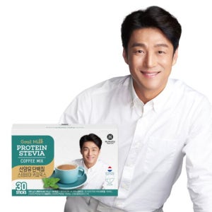 맥널티 산양유 단백질 스테비아 당제로 커피믹스 30개입 TV상품