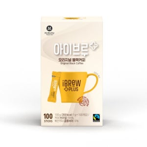 맥널티 공정무역 아이브루 플러스 오리지널 100개입 TV상품