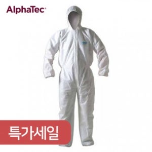 [세일상품]알파텍-MG1500 일체형 화이트 보호복