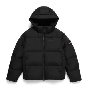 [내셔널지오그래픽] N244UDW851 카이만 숏기장 구스 후디 다운 점퍼 CARBON BLACK N244UDW851198