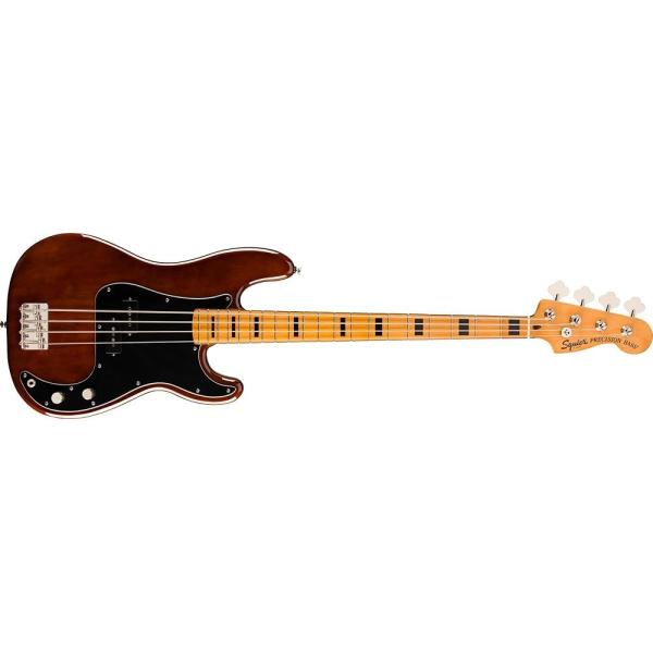 Fender 펜더 스퀴어 클래식 바이브 70년대 정밀 베이스 호두 메이플 핑거보드