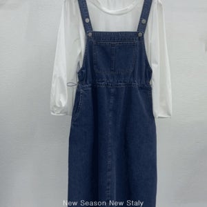 DD-061 데님 오버롤 원피스