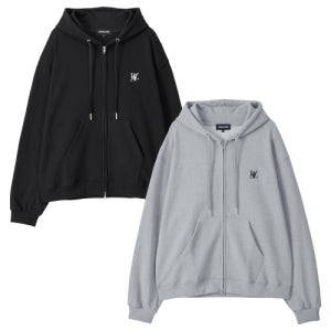 [우알롱] Signature hood zip-up (2colors) WL230JHZ01U