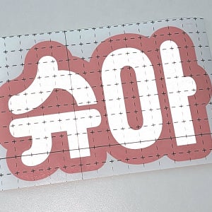 💙반사스티커💙 우치와 부채 응원봉 콘서트, 미니문