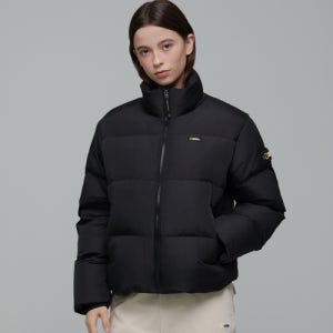 [내셔널지오그래픽] N244WDW910 여성 레이만 숏기장 다운 점퍼 CARBON BLACK N244WDW910198
