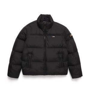 [내셔널지오그래픽] N244UDW910 레이만 숏기장 다운 점퍼 CARBON BLACK N244UDW910198
