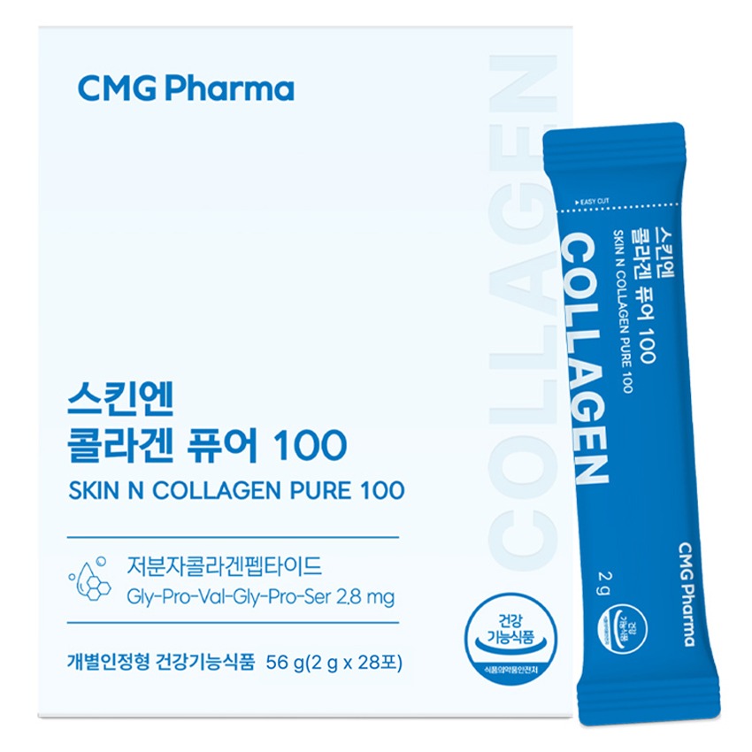 씨엠지제약 스킨엔 <b>콜라겐</b><b>퓨어</b> 100  28회분  56g  1개