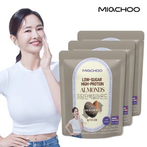 머거본 [MiaCHOO] 저당단백질아몬드 밀크초코향 100G (20Gx5봉) X 3봉
