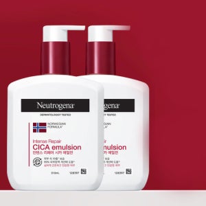 [뉴트로지나] 인텐스 리페어 시카 에멀젼 310ml x2(플로럴향) 8801108002475