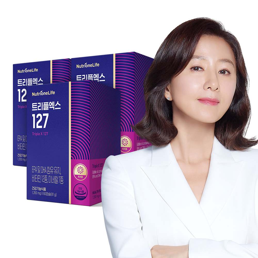 [뉴트리원]  <b>트리플엑스 127</b> 3박스 3개월분 캡슐