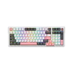 앱코 AK99 유무선 기계식 핑크 (저소음 피치축)