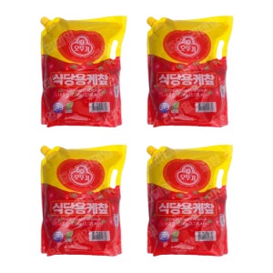 오뚜기 식당용 케찹(스파우트) 3.3kgx4개(box) 케첩 케챂