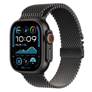 Apple 정품 2024 애플워치 Ultra 2 티타늄 밀레니즈 루프  49mm  GPS+Cellular  블랙 / 블랙  Large MX5V3KH/A