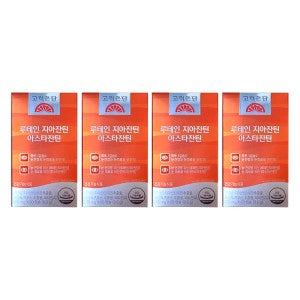 고려은단 고려은단 루테인 지아잔틴 아스타잔틴 160mg 60캡슐 4개