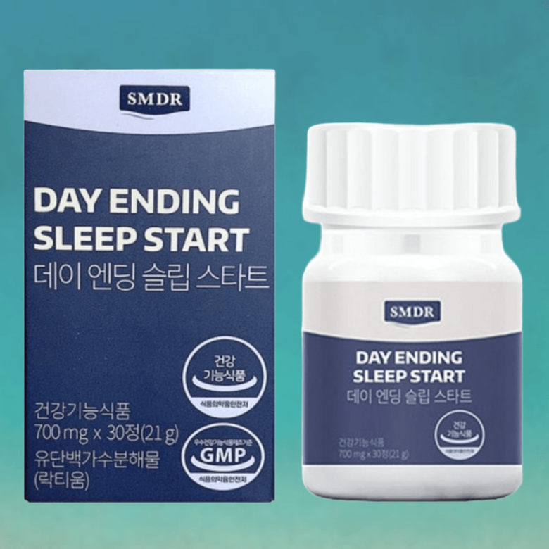 <b>바이오메스턴</b> SMDR 데이 엔딩 슬립 스타트 <b>수면</b> 건강기능 700mg 30정 1개